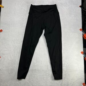 Uncia Active High Waisted Workout Leggings Women's Black Stretch Yoga Pants - XL